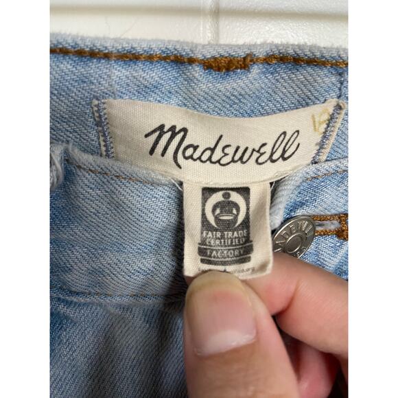 Madewell Womens Jeans Sz 27 Perfect Vintage Fitzgerald Wash Light Blue Mom‎ - Picture 8 of 13